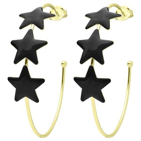 Sheila Fajl Chantal Hoop Earrings-Burnished Gold